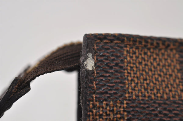 Authentic Louis Vuitton Damier Marais Bucket Pouch Purse Clutch LV 0450J