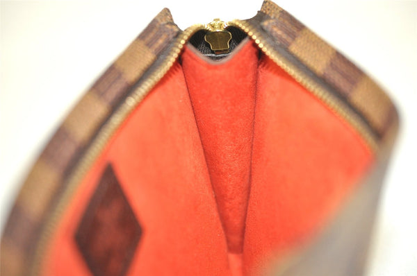 Authentic Louis Vuitton Damier Marais Bucket Pouch Purse Clutch LV 0450J