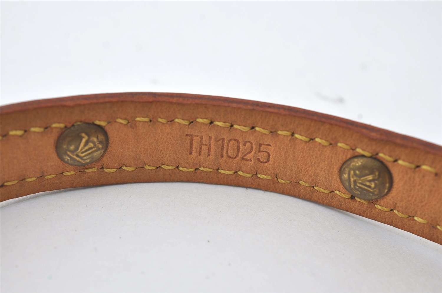 Auth Louis Vuitton Monogram Collier Baxter PM Leash Baxter MM M58072 LV 0451J