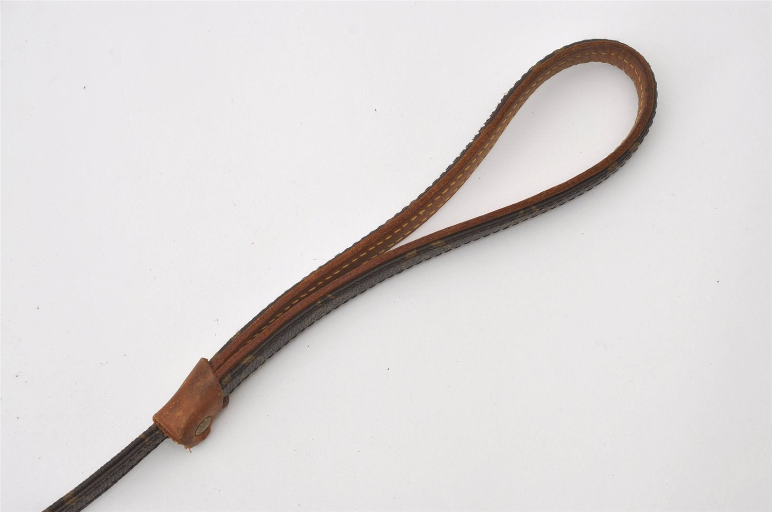 Auth Louis Vuitton Monogram Collier Baxter PM Leash Baxter MM M58072 LV 0451J