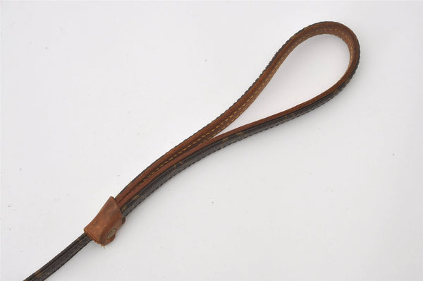 Auth Louis Vuitton Monogram Collier Baxter PM Leash Baxter MM M58072 LV 0451J