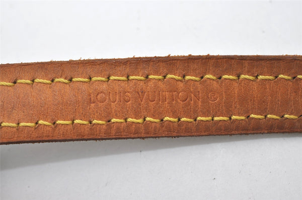 Auth Louis Vuitton Monogram Collier Baxter PM Leash Baxter MM M58072 LV 0451J