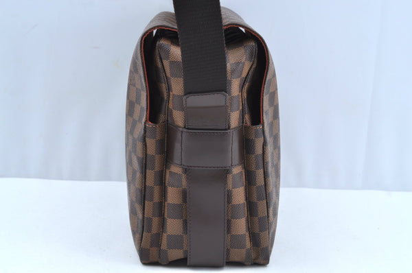 Authentic Louis Vuitton Damier Naviglio Shoulder Cross Body Bag N45255 LV 0452H