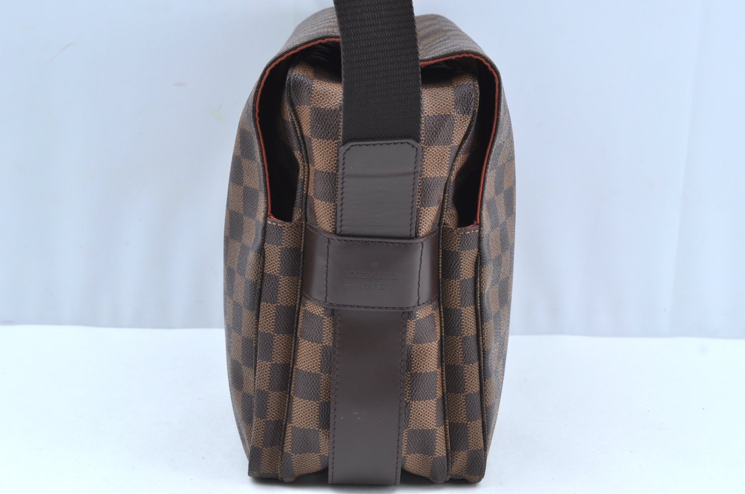 Authentic Louis Vuitton Damier Naviglio Shoulder Cross Body Bag N45255 LV 0452H