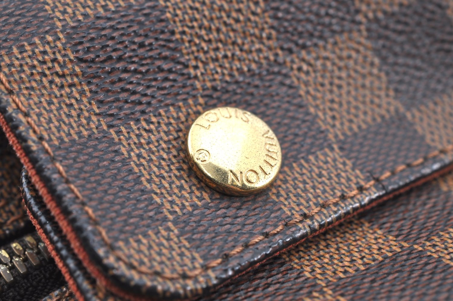 Authentic Louis Vuitton Damier Naviglio Shoulder Cross Body Bag N45255 LV 0452H