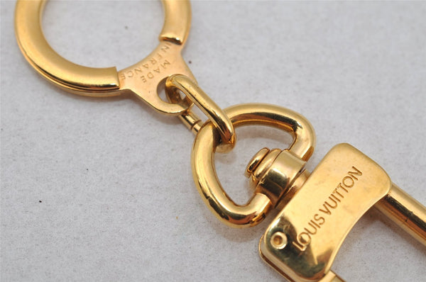 Authentic Louis Vuitton Charm Key Chain Anokre Gold M62698 LV 0452J