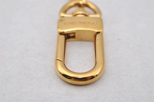 Authentic Louis Vuitton Charm Key Chain Anokre Gold M62698 LV 0452J