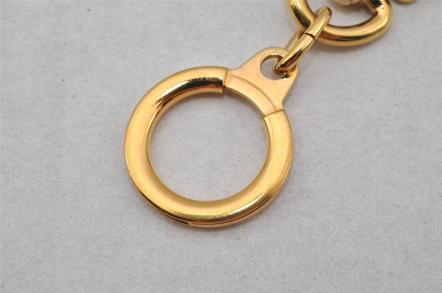 Authentic Louis Vuitton Charm Key Chain Anokre Gold M62698 LV 0452J