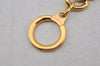 Authentic Louis Vuitton Charm Key Chain Anokre Gold M62698 LV 0452J