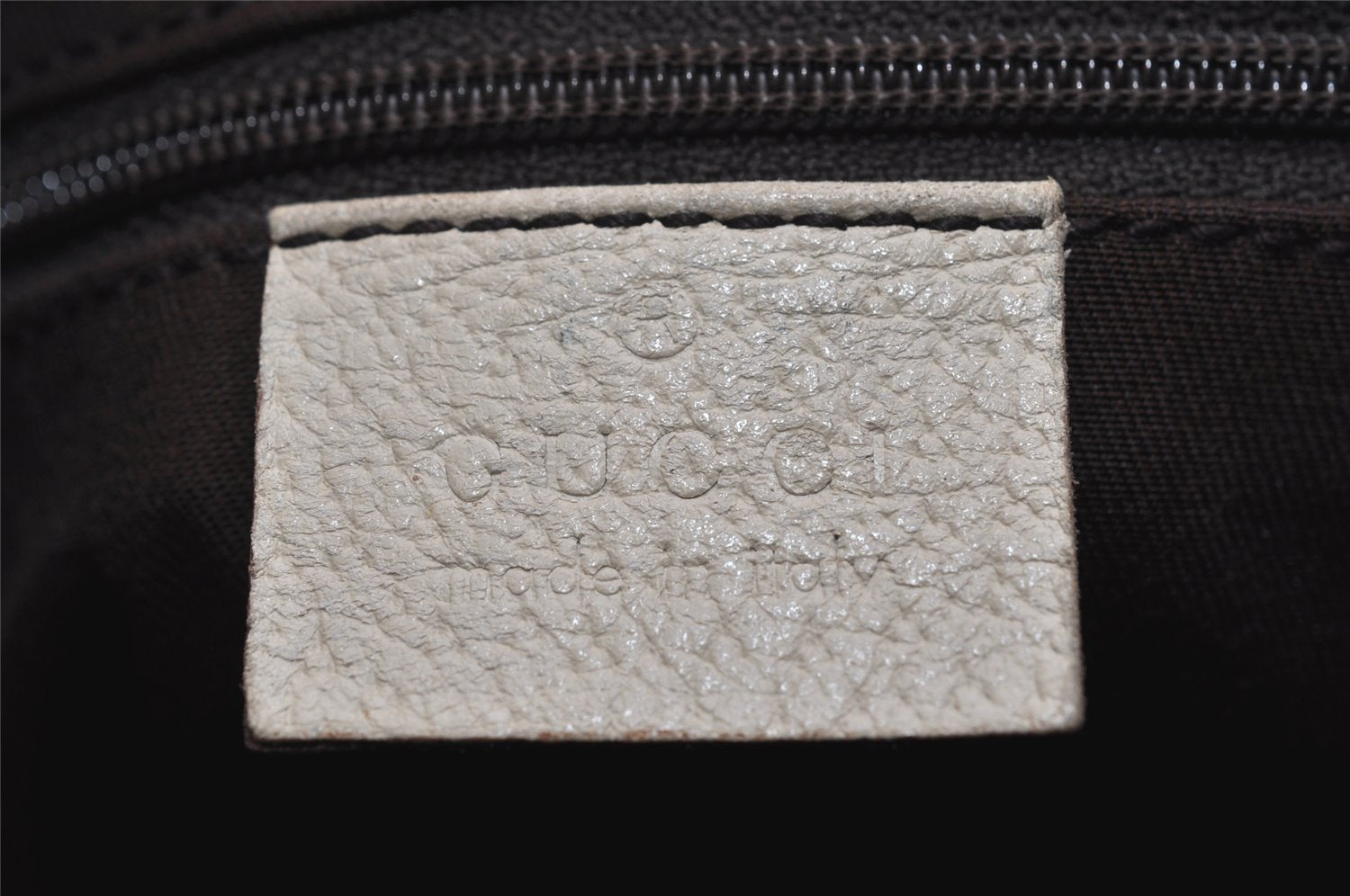 Authentic GUCCI Abbey Hand Boston Bag GG Canvas Leather Brown 130942 Junk 0452K