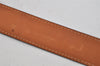 Auth Louis Vuitton Damier Ceinture Ellipse Belt 100cm 39.4" Brown M6995 LV 0453J