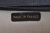 Authentic CHANEL Caviar Skin CC Logo Cosmetic Pouch Purse Black Junk 0453K