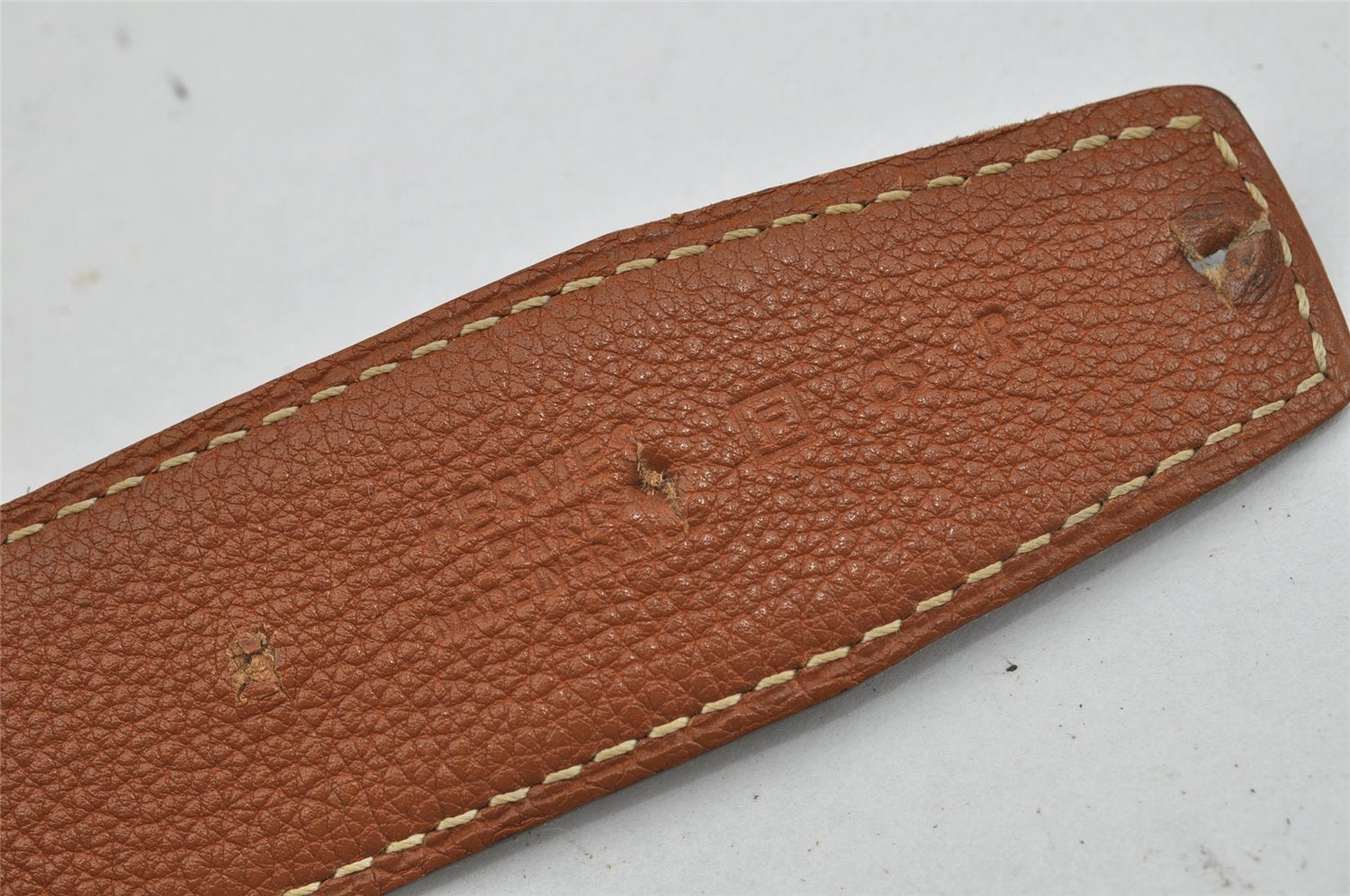 Authentic HERMES Constance Leather Belt Size 65cm 25.6