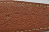 Authentic HERMES Constance Leather Belt Size 65cm 25.6" Brown Black 0454J