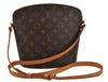 Authentic Louis Vuitton Monogram Drouot Shoulder Cross Body Bag M51290 LV 0454K