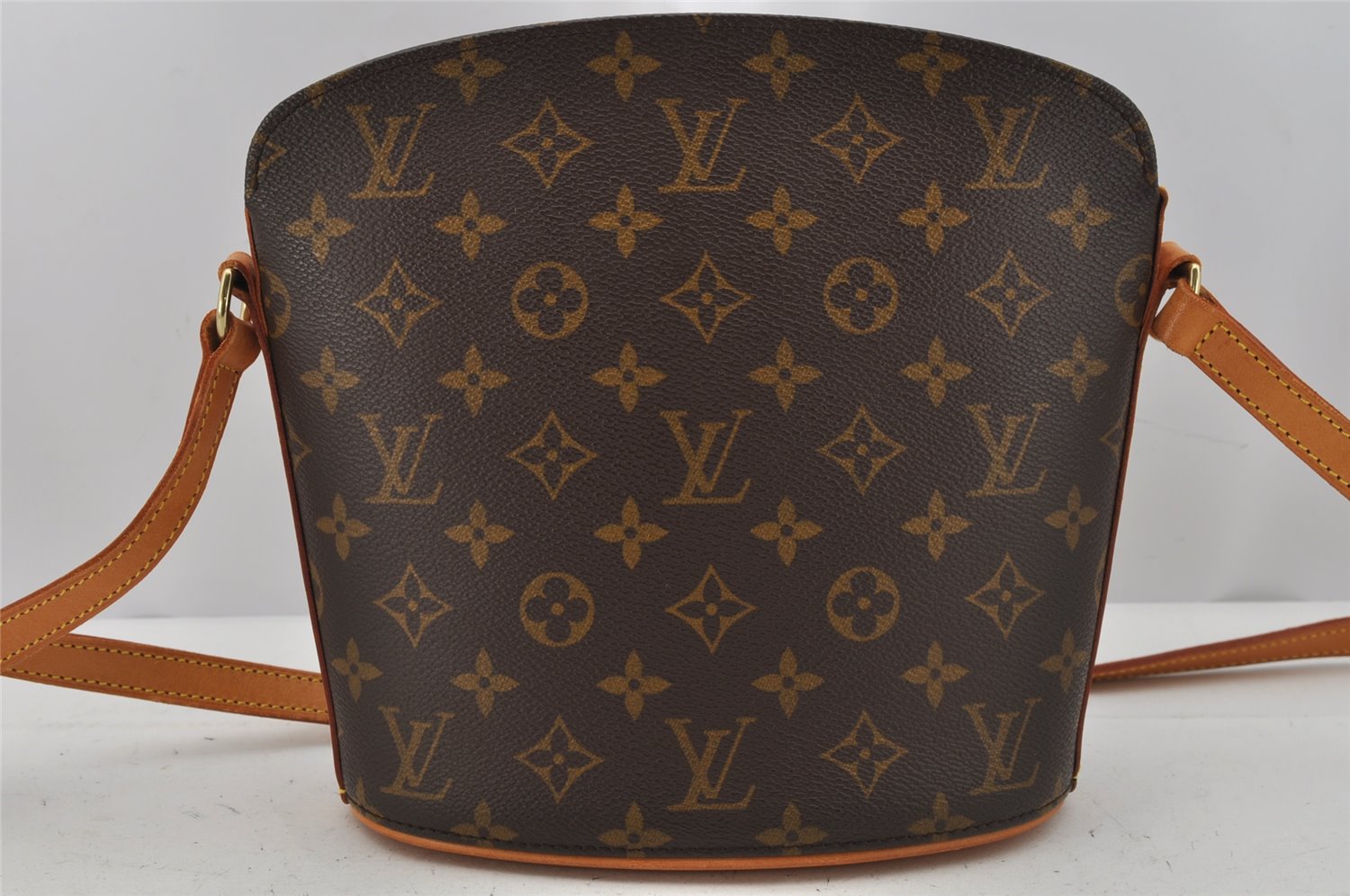 Authentic Louis Vuitton Monogram Drouot Shoulder Cross Body Bag M51290 LV 0454K