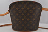 Authentic Louis Vuitton Monogram Drouot Shoulder Cross Body Bag M51290 LV 0454K