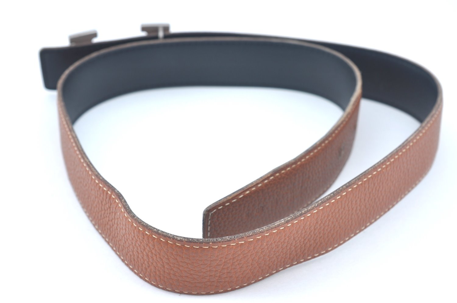 Authentic HERMES Constance Leather Belt Size 80cm 31.5-33.5