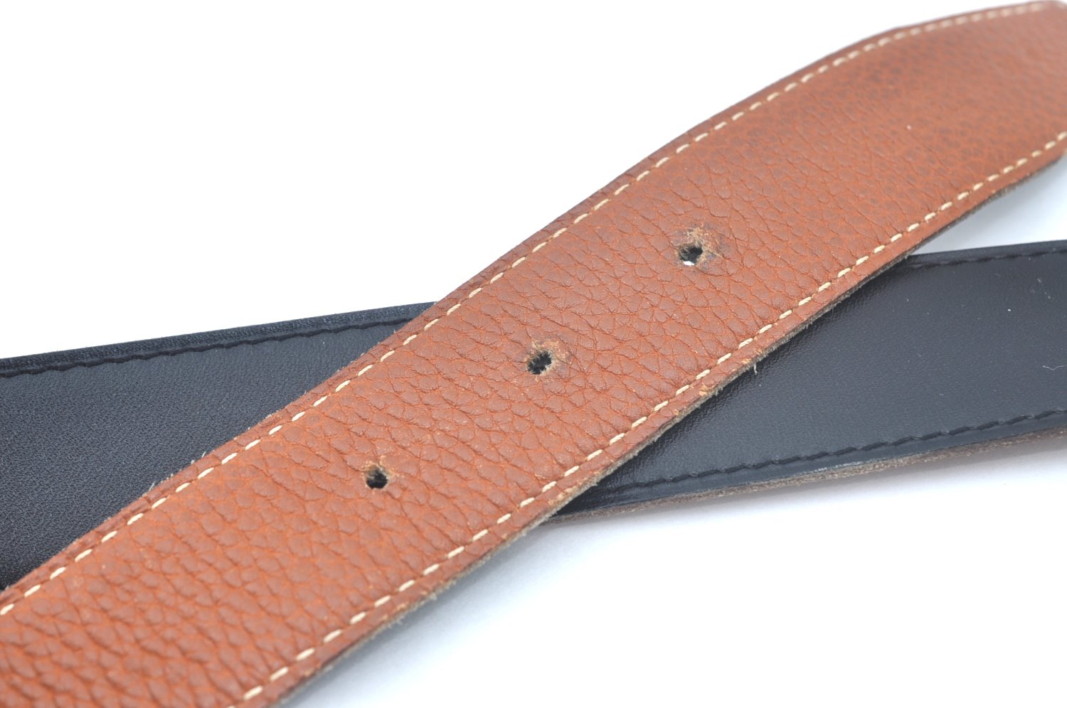 Authentic HERMES Constance Leather Belt Size 80cm 31.5-33.5