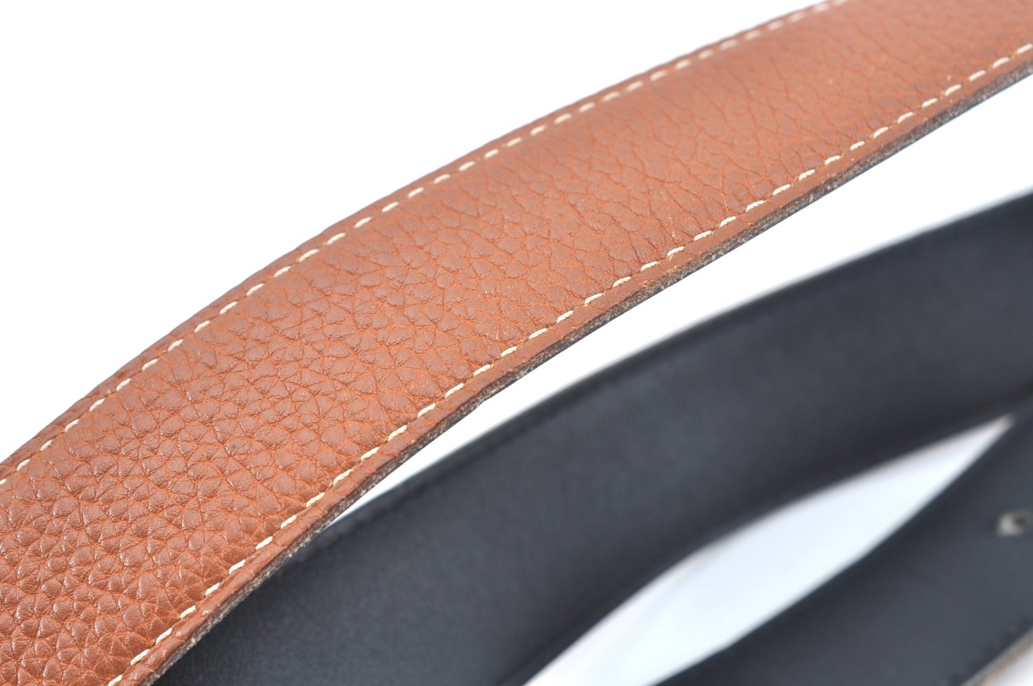 Authentic HERMES Constance Leather Belt Size 80cm 31.5-33.5