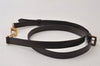 Authentic Louis Vuitton Leather Shoulder Strap Brown 40.9-47.8" LV 0456J