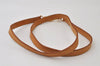 Authentic Louis Vuitton Leather Shoulder Strap Beige 46.3" LV 0458J