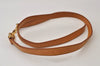 Authentic Louis Vuitton Leather Shoulder Strap Beige 46.3" LV 0458J