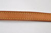 Authentic Louis Vuitton Leather Shoulder Strap Beige 46.3" LV 0458J