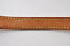 Authentic Louis Vuitton Leather Shoulder Strap Beige 46.3" LV 0458J