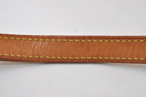 Authentic Louis Vuitton Leather Shoulder Strap Beige 46.3" LV 0458J