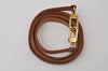 Authentic Louis Vuitton Leather Shoulder Strap Beige 46.3" LV 0458J