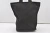 Authentic FENDI Vintage Nylon Leather Hand Tote Bag Black 0459J