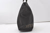 Authentic FENDI Vintage Nylon Leather Hand Tote Bag Black 0459J