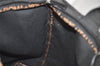 Authentic FENDI Vintage Nylon Leather Hand Tote Bag Black 0459J