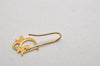 Authentic Christian Dior Logo Motif Clip-On Earrings Gold Tone 3Set CD 0465K