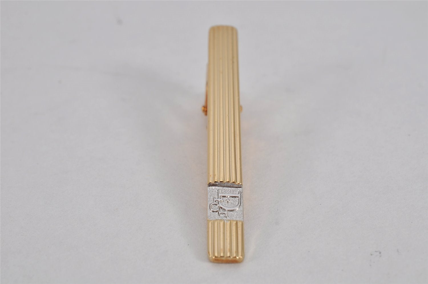 Authentic Christian Dior Vintage Tie Pin Gold Tone CD 0466K