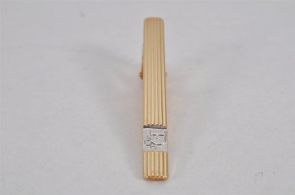 Authentic Christian Dior Vintage Tie Pin Gold Tone CD 0466K