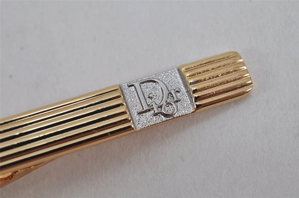 Authentic Christian Dior Vintage Tie Pin Gold Tone CD 0466K