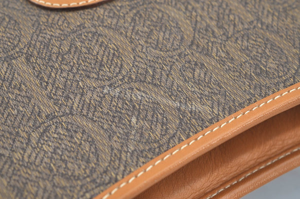 Authentic GUCCI Shoulder Cross Body Bag Purse Canvas Leather Brown 0470H