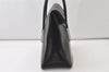 Authentic GUCCI Vintage Shoulder Bag Purse Leather Black 0471J