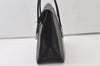 Authentic GUCCI Vintage Shoulder Bag Purse Leather Black 0471J