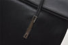 Authentic GUCCI Vintage Shoulder Bag Purse Leather Black 0471J