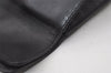 Authentic GUCCI Vintage Shoulder Bag Purse Leather Black 0471J