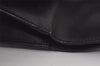 Authentic GUCCI Vintage Shoulder Bag Purse Leather Black 0471J