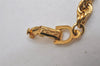 Authentic Christian Dior Gold Tone Chain Pendant Necklace CD 0472K