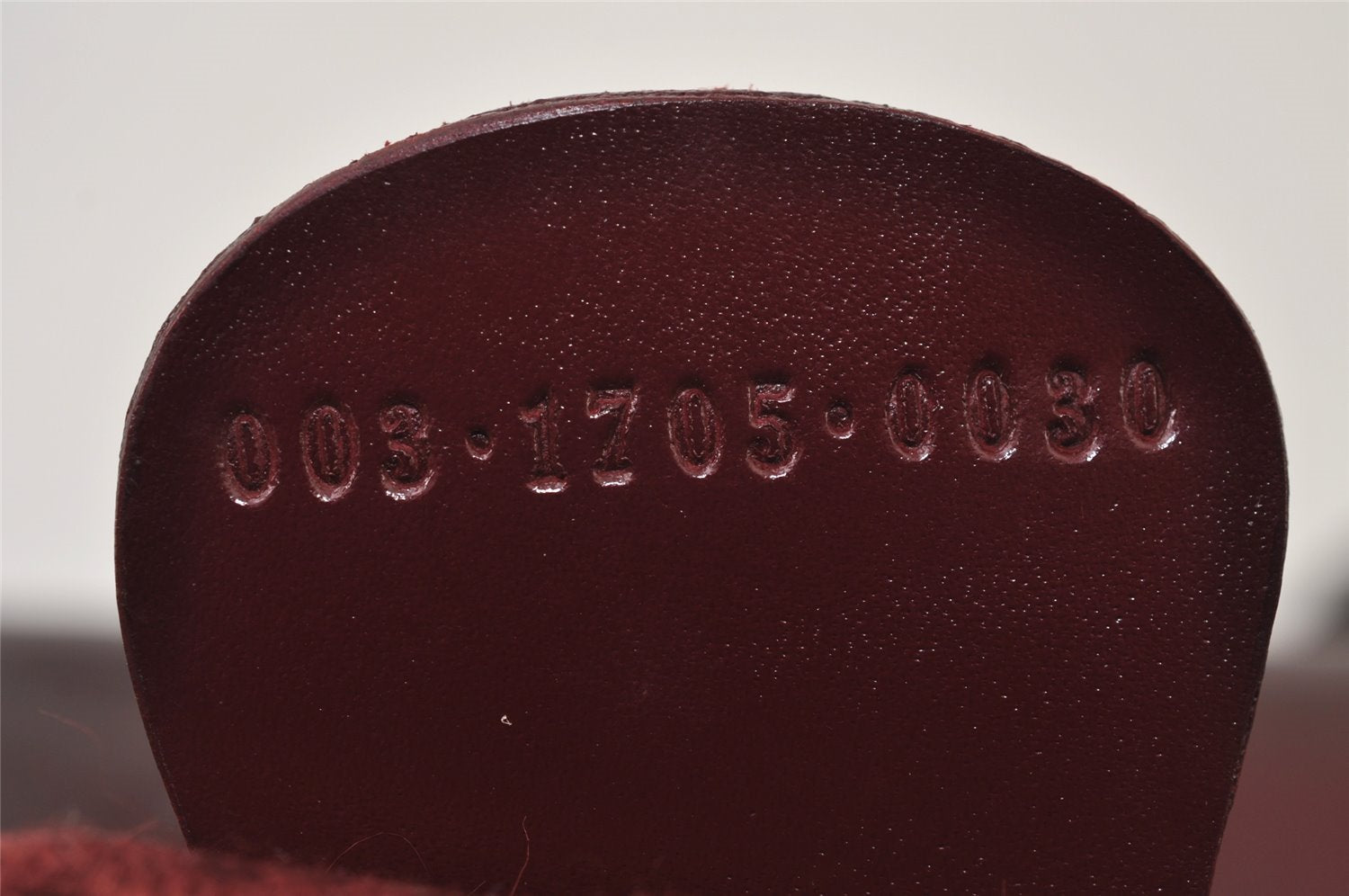 Authentic GUCCI Vintage Bamboo Backpack Purse Enamel Bordeaux 0474J