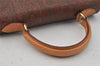 Authentic ETRO Vintage Hand Bag Purse PVC Leather Brown 0475J