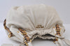 Authentic PRADA Vintage Leather Nappa 2Way Shoulder Tote Bag White 0476J