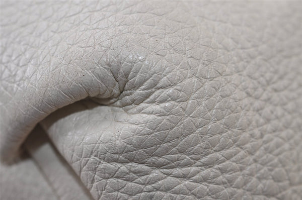 Authentic PRADA Vintage Leather Nappa 2Way Shoulder Tote Bag White 0476J