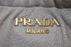 Authentic PRADA Vintage Leather Nappa 2Way Shoulder Tote Bag White 0476J